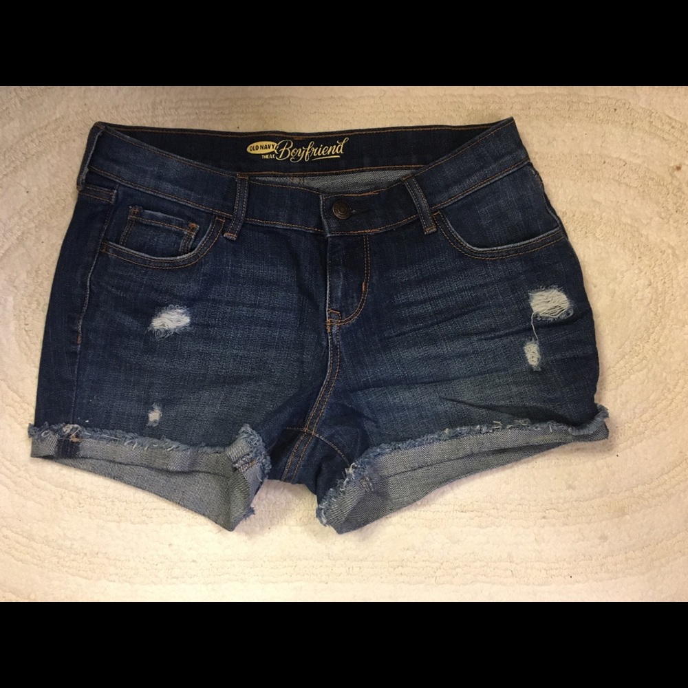 Old Navy denim boyfriend shorts Sz 2